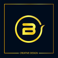 Initial Letter B Logo Template Design Vector Illustration