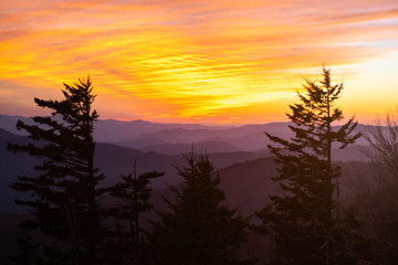 Obraz premium Mountain Sunset