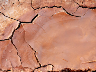 cracked clay