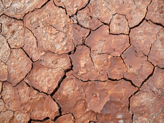 cracked clay