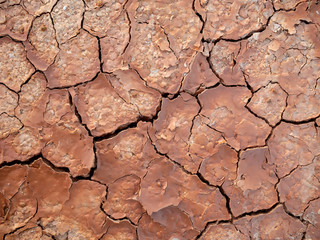 cracked clay