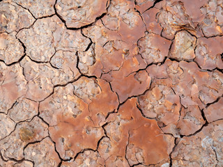 cracked clay