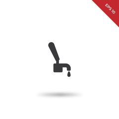 Beer tap vector icon