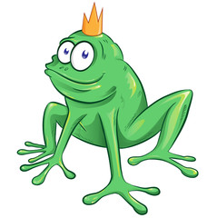  cute cartoon frog mascot character