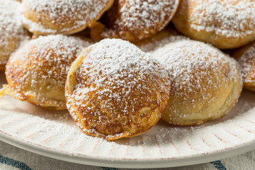 Homemade Dutch Poffertjes Pancakes