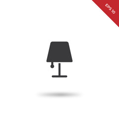 Lamp vector icon