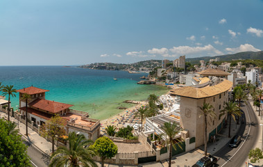 Cala major beach in Mallorca island, Span