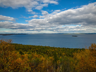 View fromt he 10th mile on Manitoulin highway