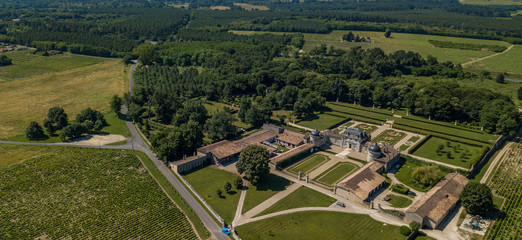 France, castle of Malle in Gironde, Sauternes, France