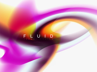 Background abstract - liquid colors wave flow