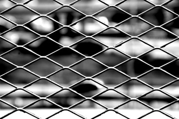 Fototapeta premium closeup dirty metal net background