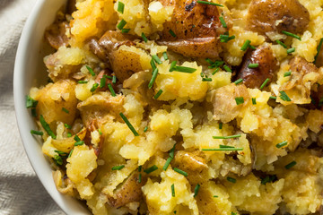 Creamy Homemade Smashed Potatoes