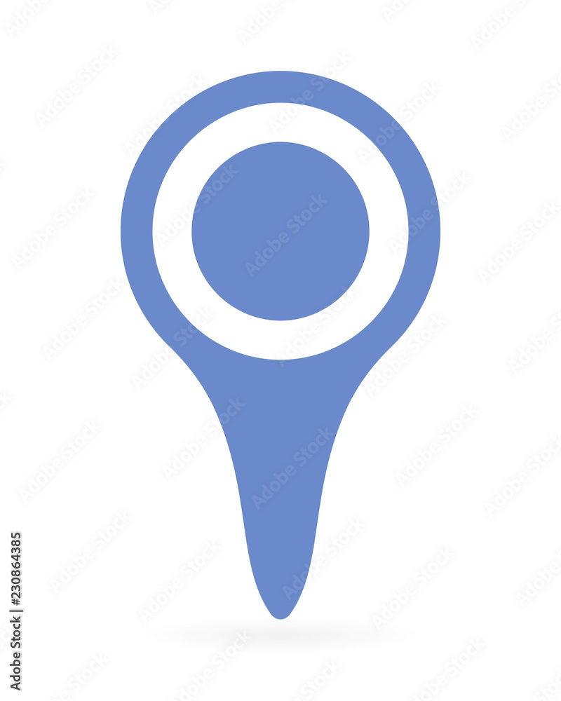 Poster map marker icon in vector. location icon vector. pin sign isolated on white background. map pointer 