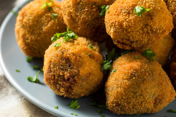 Fried Homemade Dutch Bitterballen