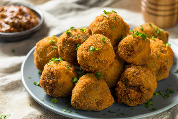Fried Homemade Dutch Bitterballen