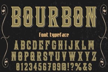 font handcrafted typeface vector vintage named vintage cigar	 font handcrafted typeface vector vintage