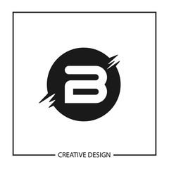 Initial Letter B Logo Template Design Vector Illustration