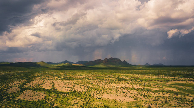 desert landscape aerial