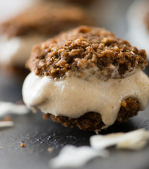 Melty ice cream sandwich