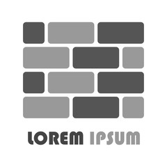 Wall Icon in trendy flat style isolated on white background. Wall brick symbol for your web site design, logo, app, UI. Vector illustration. EPS10