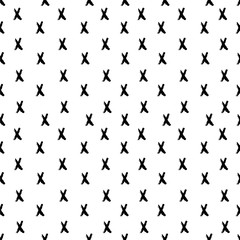 Seamless pattern with hand drawn x marks.