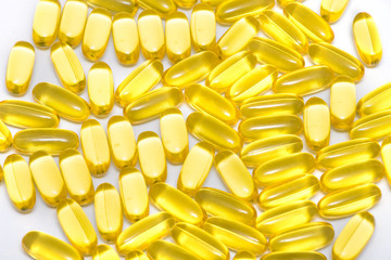 Omega-3 fish oil capsules