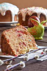 Easter celebration with Easter cake