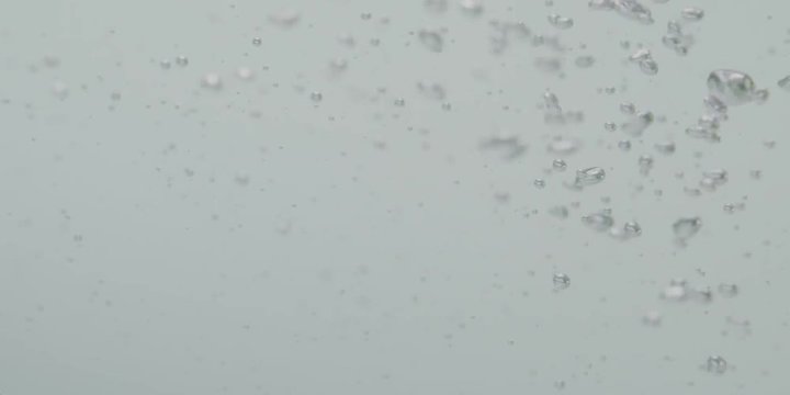Apple falling in water