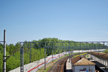 Obraz premium Old railway station