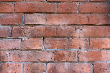 Background - the fragment of a brick wall.
