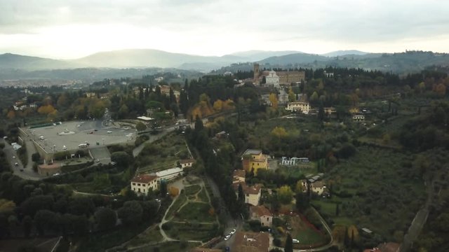Aerial, Piazzle Michelangelo in Florence