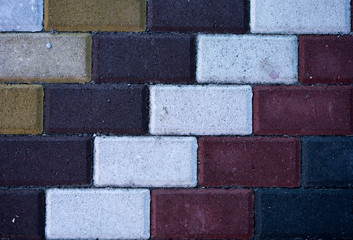 Background - the fragment of a brick wall.