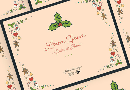 Holiday Social Media Post Layout