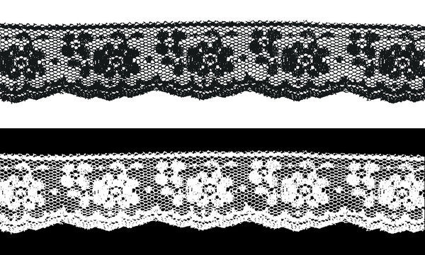 Black and white lace 