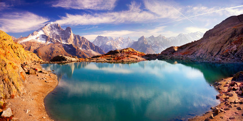 Crystal Lakes Chamonix in the Alps