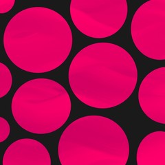 kreismuster pink schwarz