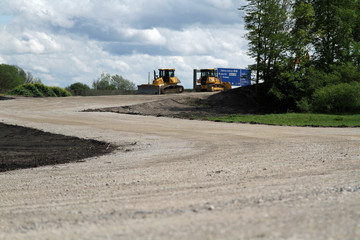Road Construction and Energy power line