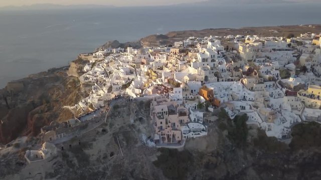 Aerial, travel destinations on Greece