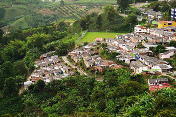 Fototapeta na wymiar Buenavista in Quindio, Colombia, South America