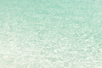 clear sea water by the beach