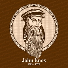 John Knox (1513 – 1572) was a Scottish minister, theologian, and writer who was a leader of the country's Reformation. He is the founder of the Presbyterian Church of Scotland. Christian figure.