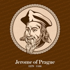 Jerome of Prague (1379 – 1416) was a Czech scholastic philosopher, theologian, reformer, and professor. Jerome was one of the chief followers of Jan Hus. Christian figure.