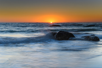 Clear Skies Sunrise Seascape