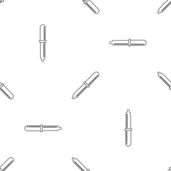 Chemical pipette pattern seamless vector repeat geometric for any web design