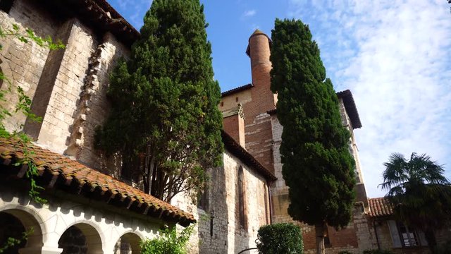 Street courtyard Albi France