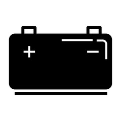 Car battery icon. Simple illustration of car battery vector icon for web design isolated on white background