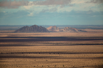 sunset in the mountains