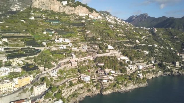 Beautiful Amalfi Coast, aerial