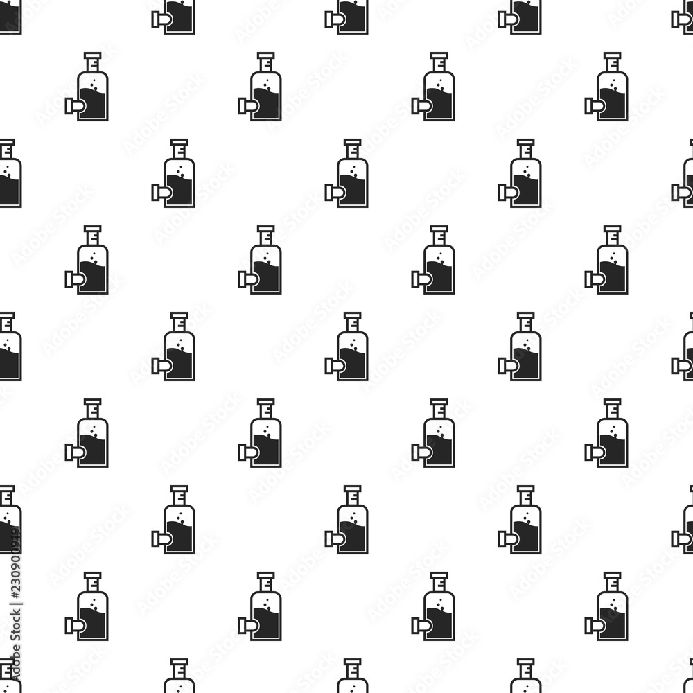 Poster glass flask pattern seamless repeat background for any web design