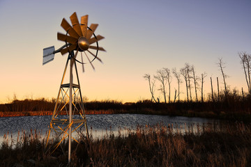 Old Agricultural Windmill